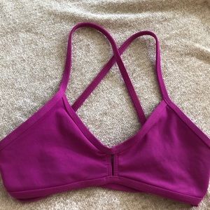 Jolyn french mulberry vent top